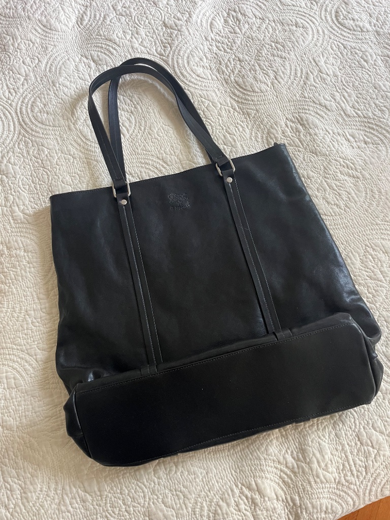 Il Bisonte Black Leather Tote — image 2 of 8